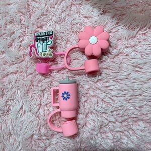 Pink Flower Doll Accessory Set